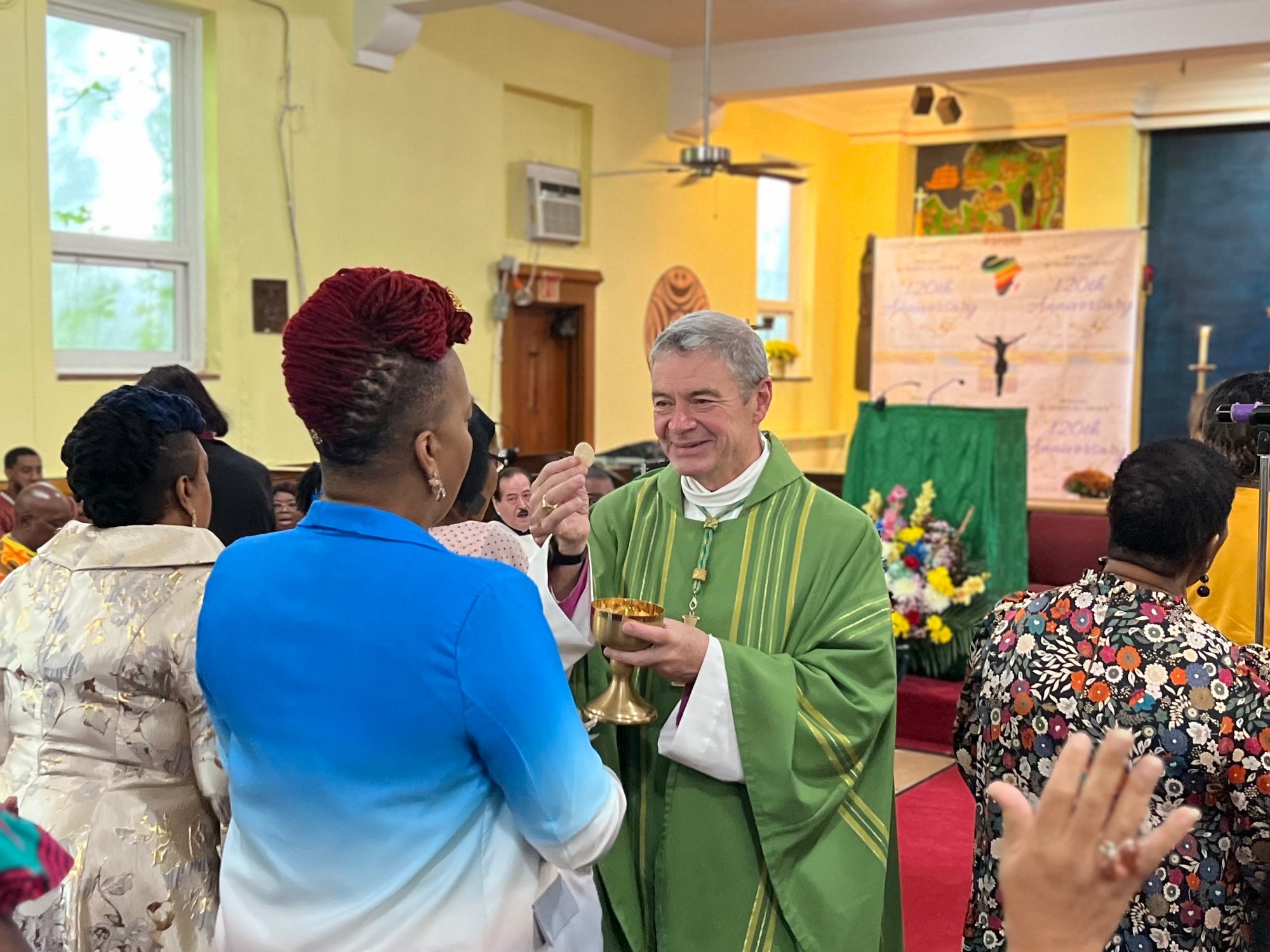 RB giving communion